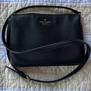 Kate Spade Sleek Black Crossbody Bag